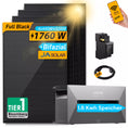 Bild in Galerie-Betrachter laden, EFORU 1760W Anker Komplettset Balkonkraftwerk mit Solarspeicher, enthält 4x440W bifaziale Glas-Glas-Solarmodule, ,Anker SOLlX nker SOLIX Smarter Zähler und Kabel