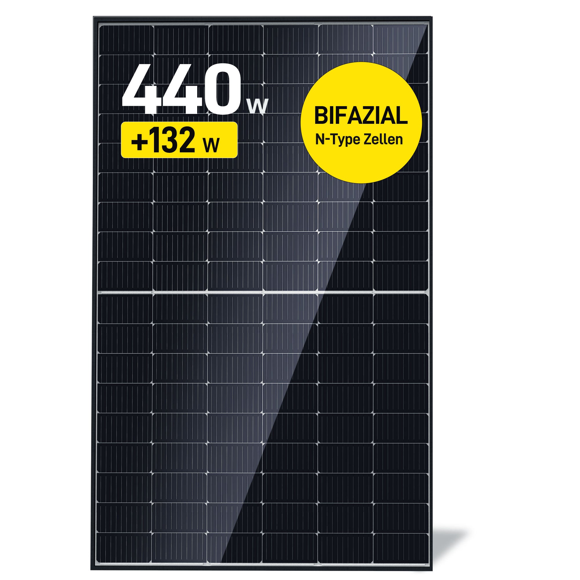 EFORU 440W Bifazialer Glas-Glas Solarmodule