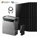 Bild in Galerie-Betrachter laden, Anker SOLIX Solarbank 4 E5000 Pro Balkonkraftwerk Speicher mit 500W Solarmodul Set
