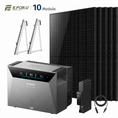 Bild in Galerie-Betrachter laden, Anker SOLIX Solarbank 4 E5000 Pro Balkonkraftwerk Speicher mit 500W Solarmodul Set
