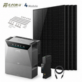Bild in Galerie-Betrachter laden, Anker SOLIX Solarbank 4 E5000 Pro Balkonkraftwerk Speicher mit 500W Solarmodul Set
