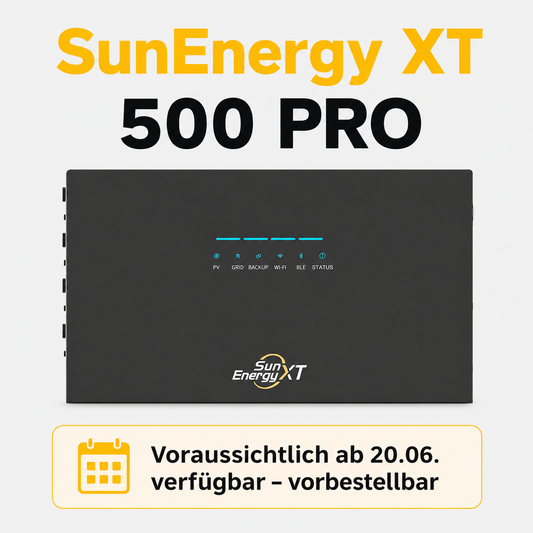 SunEnergyXT  500 Pro Speicher 5kWh Balkonkraftwerk