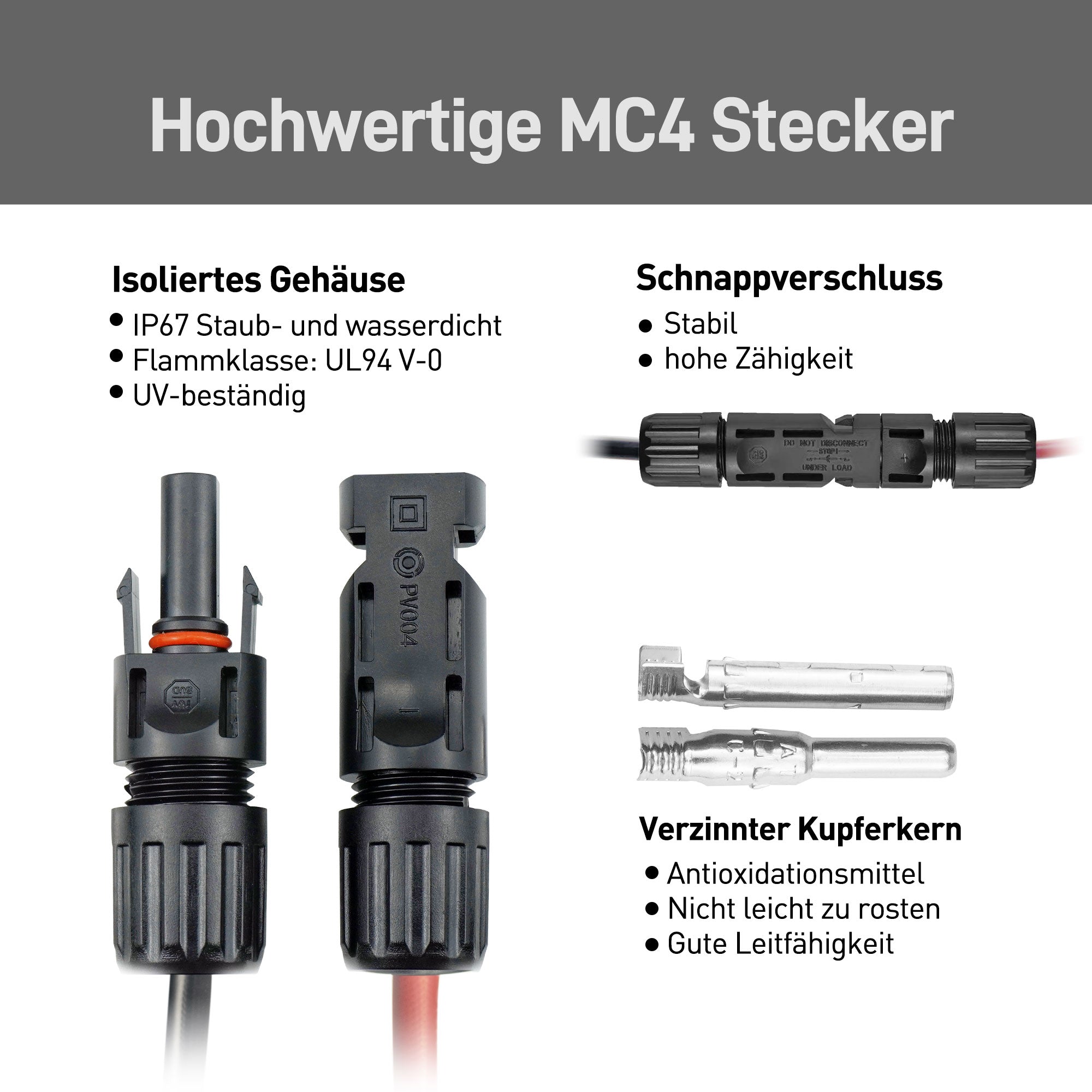 E For U Solarkabel Verl ngerung Mit MC4 Stecker EFORU GmbH E For U Solarkabel Verl ngerung Mit MC4 Stecker EFORU GmbH