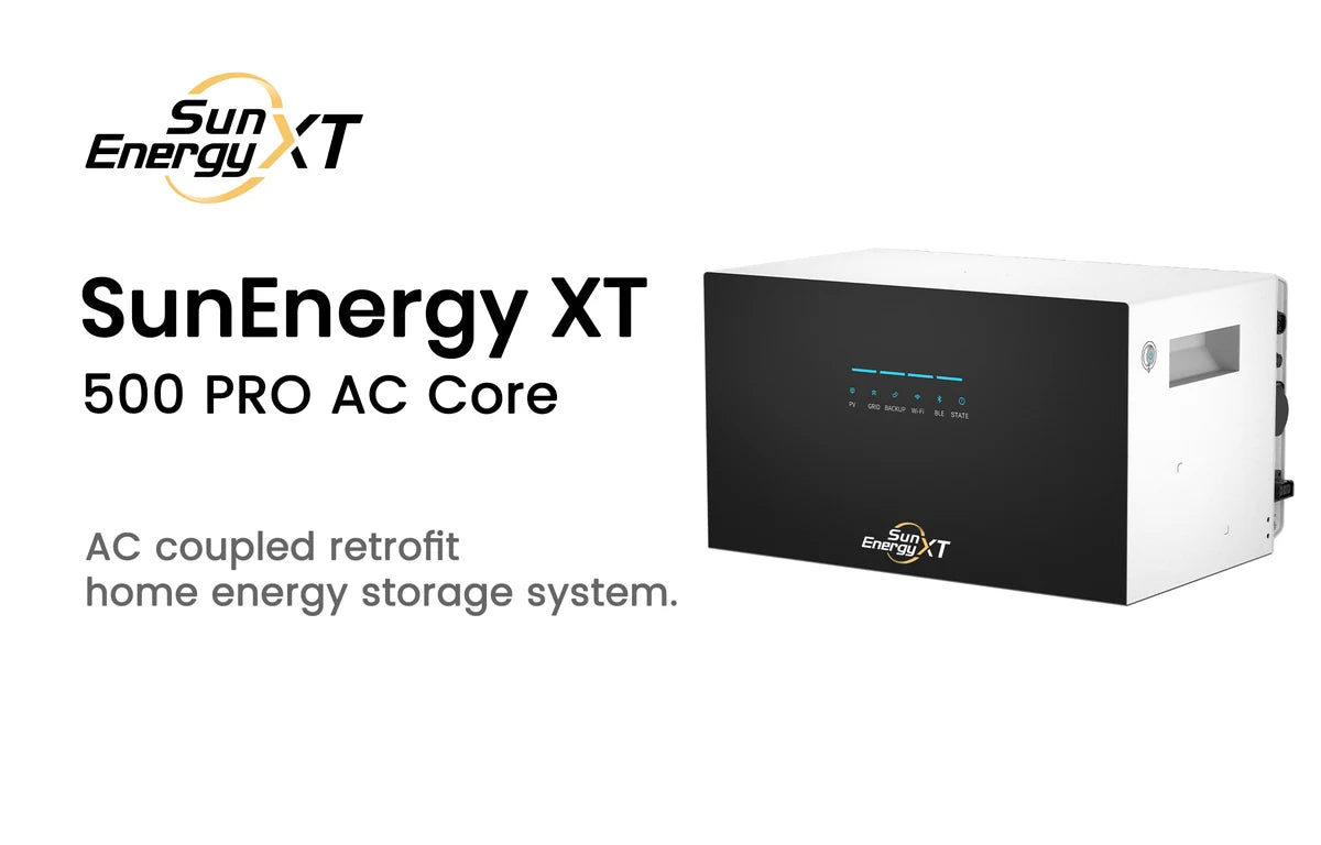 SunEnergyXT 500 PRO AC Core – AC-gekoppelte Speicher im B2B-Großhandel bei E.FOR.U