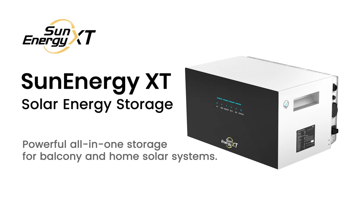 SunEnergyXT Balkonkraftwerk-Speicher im B2B-Großhandel bei E.FOR.U – u. a. SunEnergyXT B500 Erweiterungsspeicher 5kWh für SunEnergyXT 500/500 PRO