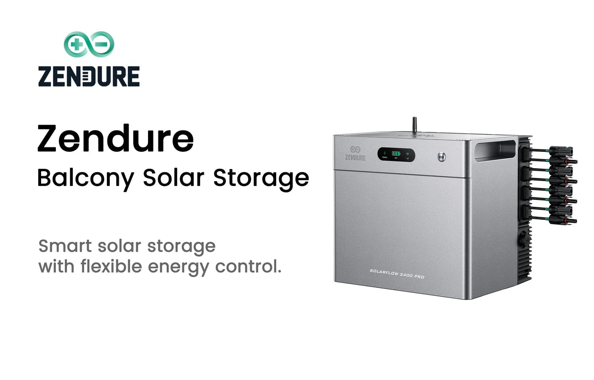 Zendure Balkonkraftwerk-Speicher im B2B-Großhandel bei E.FOR.U – u. a. Zendure SolarFlow 2400 Pro Stromspeicher
